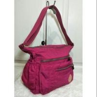 ราคา กระเป๋าสะพายข้าง #Soyater ผ้าไนล่อนสีชมพูบานเย็น (1574259915)