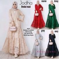 ราคา .ᗩᖇᑕ SiARI BRUKAT JODHA MEW GOLD และ 6 OTHER COLORS SETAH HAJI UMROH GAMIS BRUKAT MAXI/GAMIKAT MAXI 2 (9128289724)