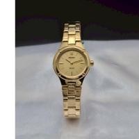ราคา SEIKO Solarพลังงานแสง รุ่น SUP068P1 นาฬิกาผู้หญิง สแตนเลสทอง รับประกัน 1ปี (54954145376)