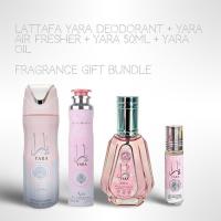ราคา Most Loved Yara Bundle-Lattafa Yara Deodorant + Yara AIR FRESHER + Yara 50ML + น้ํามัน Yara 10ml - ชุดเริ่มต้นคอลเลกชันน้ําหอม - ชุดของขวัญกลิ่นหอม (52508410776)