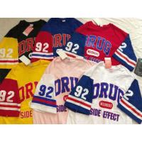 ราคา เสื้อเบสบอล เสื้อยืด Oversize เบสบอล DRUG เสื้อเบสบอลโอดวอร์ไซส์ (4934500521)