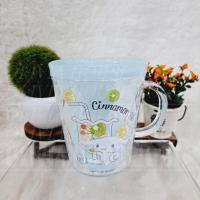 ราคา Cinnamoroll Diamond Motif Glass 260 ML Cinnamoroll Cup 260 ML แก้วพลาสติก Cinnamoroll Diamond Motif (41905727117)