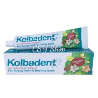 ราคา พร้อมส่ง ❗️ หมดอายุ 090723 ยาสีฟันสมุนไพรสกัดบริสุทธิ์คอลบาเด้นท์ Kolbadent 160 g (256281328)