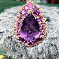 ราคา แหวนเงินแท้อเมทิสต์หัวทับทิม (51704454412)