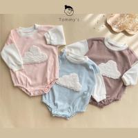ราคา บอดี้สูทแขนยาวฤดูใบไม้ร่วงฤดูหนาวสีขาว Cloud Jumpsuit สําหรับเด็กชายและเด็กหญิง 3-36 เดือนฟักทองสุดน่ารัก TOMMY HOUSE (24577974032)