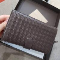ราคา Usedกระเป๋าสตางค์ยาว Bottega แท้100% (1256083810)