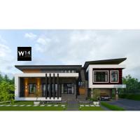 ราคา W-45 แบบบ้านสำเร็จรูป แบบบ้านชั้นครึ่ง สไตล์โมเดิร์นขนาดใหญ่ (29751863772)