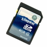 ราคา Kingston SD Card 4GB Class4 แฟลชการ ์ ดหน ่ วยความจําดิจิตอลสําหรับกล ้ อง C4 SDC4/4G (25179320207)