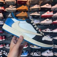 ราคา รองเท้ามือ2 ของแท้100% Jordan 1 Retro Low OG SP Fragment x Travis Scott (28041992356)