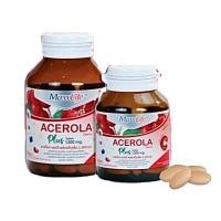 ราคา MaxxLife Acerola Cherry Plus อะเซโรลา เชอร์รี่ เสริมภูมิคุ้มกัน ต้านอนุมูลอิสระ ขนาด 30 เม็ด 21295 / 60 เม็ด 21294 (20676981742)