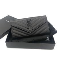 ราคา Ysl wallet so black (2086262859)