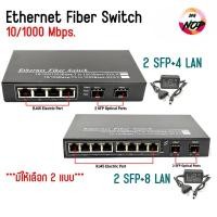 ราคา Optical Fiber 8พอร์ต sfp 2port lan 4port Fiber Switch SFP 2Port + LAN 4Port / LAN 8PORT สวิตช์ (54355011680)