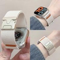 ราคา C สายนาฬิกา Watch Nylon Sports Unisex Para Cord Buckle สายรัดข้อมือสำหรับ Watch S8765 Iwatch (58154387112)