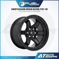 ราคา Fuel Offroad Kicker - สีดําด้าน 20X10 6X139.7 ET-18 (1 ชิ้น) (53356023422)