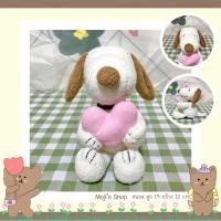ราคา ตุ๊กตาสนูปปี้กอดหัวใจน่ารักมาก Snoopy ป้าย Peanuts (28765694246)