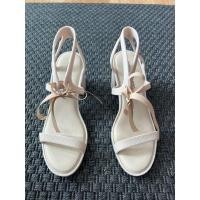 ราคา Melissa/Jason WU รองเท้าส้นสูงหัวเปิดผูกโบว์ (22852355754)