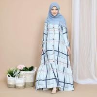 ราคา Maxmara Non-Khimar Checked Dress (28015158665)