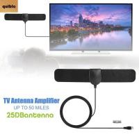 ราคา QUIBLO HDTV เสาอากาศ, สัญญาณ Enhancer Digital TV Receiver, Protable 1080p Receiver 4K ฟรี HD Channels Amplifier Booster Home (54958451353)