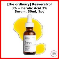 ราคา [ธรรมดา] Resveratrol 3% + Ferulic Acid 3% Serum, 30ml, 1 ชิ้น / เซรั่มเกาหลี / สูตรสารต้านอนุมูลอิสระ by ozzyworld (56807318576)