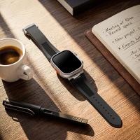 ราคา สายนาฬิกาข้อมือซิลิโคนสําหรับ iWatch Ultra3 2 49 มม.ผู้ชาย Funky สบายสําหรับ IWatch Series 11 10 46 มม. 9 8 7 45 มม. 6 5 4 Se Se3 44 มม.Sleek สร้อยข้อมือ (52757604219)