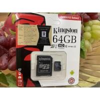 ราคา Kingston 64GB Canvas Select MicroSDHC Class 10 80r/10w MB/s Memory Card + SD Adapter (KT001/SDCS-1 (3913051927)