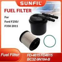ราคา FD-4615 BC3Z-9N184-B FD4615 Fuel Filter Assembly With O-ring Replacement Filter Diesel Fuel Filter (49255809956)