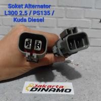 ราคา L300 2.5 /PS135 / Kuda Diesel Alternator Socket - ใหม่ (53102766634)