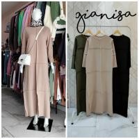 ราคา จินิซา | IVA DRESS / KNIT DRESS / PLAIN GAMIS / DRESS / REVERSE STITCHING / INSIDE OUT / SIMPLE GAMIS / PLAIN (11561785164)