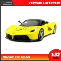 ราคา โมเดลรถ เฟอร์รารี่ FERRARI LAFERRARI สีเหลือง (Scale 1:32) รถโมเดล มีเสียงมีไฟพร้อมถ่าน (7535640327)