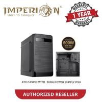 ราคา IMPERION ELEGA 17 ATX CASING WITH 500W POWER SUPPLY INCLUDED (28343820680)