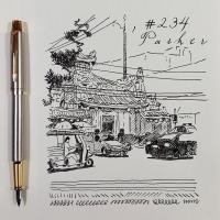 ราคา #234 ปากกาหมึกซึม Parker : Parker Used Fountain Pen (18755891519)