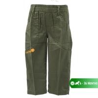 ราคา HIJAU Natawa กางเกงแคนวาสขายาวสีเขียวสําหรับเด็กเล็ก (28844574140)