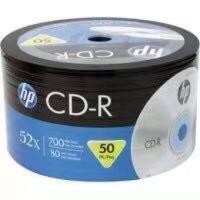 ราคา แผ่นซีดี CD-R 700 MB ยี่ห้อ HP (NOBOX) CD แผ่นซีดี ของแท้ 50 แผ่น (8835609793)
