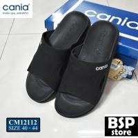 ราคา Cania รุ่น CM 12112 สีดำ รองเท้าแตะ cania [คาเนีย ดูแล...แคร์ทุกก้าว] (18080185649)