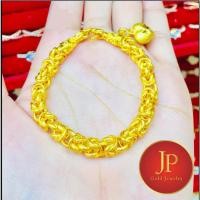 ราคา สร้อยข้อมือลายมีนา น้ำหนัก1บาท, 2บาท ทองหุ้ม ทองชุบ สวยเสมือนจริง JPjewelry (25516018714)