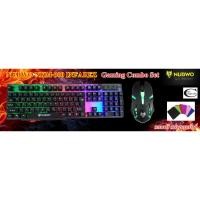 ราคา คีบอด+เม้าส์ NUBWO NKM-300 INFAREZ Keyboard And Mouse Gaming Combo Set (7343667716)
