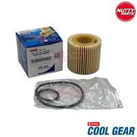 ราคา กรองน้ำมันเครื่อง DENSO Cool Gear Toyota Altis, Yaris, Vios, PRIUS, CHR, SIENTA กรองกระดาษ 04152-YZZA6 260340-0580 (23815563756)