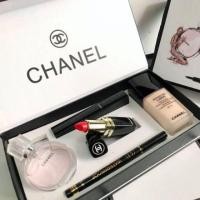 ราคา พร้อมส่งค่ะเซ็ต5ชิ้นCHANEL เซตน้ำหอม + ลิปสติก + ครีมรองพื้น 30ml+ มาสคาร่า + อายไลน์เนอร์ Chanel 5 in 1 (2881623289)