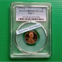 ราคา เหรียญเกรด PCGS PR69RD DCAM Lincoln Memorial Cent Tpye1 1979-S (26309896679)