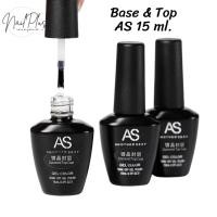ราคา พร้อมส่ง ASขวดดำ 15ml. BaseCoat / TopCoat / Matt top /Tempering Topcoat /Reinforced Gel /PH Bond (24309901918)