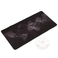 ราคา #แผ่นรองเมาส์ #mousepad แผ่นรองเมาส์แผนที่โลก World Map Mouse Pad 800*300*25 มม. (สีดำ) (1238571947)