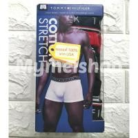 ราคา กางเกงใน Tommy Hilfiger ของแท้ USA Trunks Cotton Stretch S pack 3 กางเกงในผู้ชาย Tommy Hilfiger ของแท้ กางเกงในบ๊อกเซอร์ (40962173366)