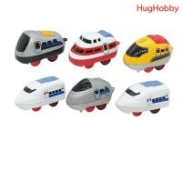 ราคา [ขายเหมา 6 คัน] มือ2 รถเหล็ก รถไฟ Shinkansen Pull-back Cars (ความยาว 4.7cm) สินค้าจากญี่ปุ่น (40451990177)