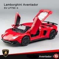ราคา โมเดลรถ LP750-4 Lamborghini Aventador SV 1:32 โมเดลรถเหล็ก:Red with box (3632109224)