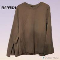ราคา Forever 21✌มือสอง เสื้อแขนยาว ผ้าค้อตต้อนยืด✅ (6227188351)
