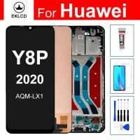 ราคา คุณภาพสูงสําหรับ Huawei Y8P AQM-LX1 จอแสดงผล LCD Touch Screen Digitizer Assembly Y8P 2020 กรอบ (40406408406)