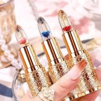 ราคา Flower Jelly ลิปสติกเปลี่ยนสีได้หญิง Non-Stick Cup Non-Fading Long-Lasting Moisturizing Moisturizing ลิปสติกแบบแขวนอุณหภูมิ (55205632097)