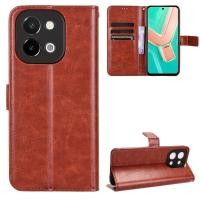 ราคา Vivo Y28 4G Casing Flip Phone Holder Stand Case VivoY28 Case Wallet PU Leather Back Cover (29124175856)