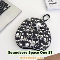 ราคา คุณภาพสูงสําหรับ Anker Soundcore Space One S1 เคสหูฟังการ์ตูนชุดหูฟังกระเป๋าเก็บปลอกกล่อง (27105058157)