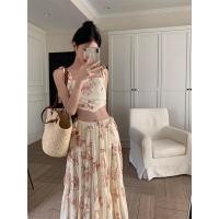 ราคา set01 ชุดเซ็ต เสื้อสายเดี่ยว กระโปรง ชุดเที่ยวทะเล (22262333031)